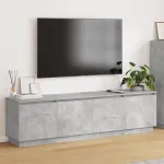 Cabinet TV Gri din beton 180 x 38 x 49 cm Lemn compozit GartenMobel Dekor