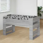 Masă de Foosball Sonoma gri 146,5 x 74 x 85 cm Lemn compozit GartenMobel Dekor