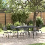 Set de masă pentru grădină 7 pcs Antracit GartenMobel Dekor