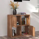 Bibliotecă, stejar maro, 60x27,5x59,5 cm, lemn prelucrat GartenMobel Dekor