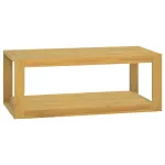 Dulap de baie suspendat, 90x45x35 cm, lemn masiv de tec GartenMobel Dekor