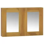 Dulap cu oglindă, 60x10x40 cm, lemn masiv de tec GartenMobel Dekor