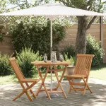 Set de masă pentru grădină 3 pcs Maro Lemn Solid de Acacia GartenMobel Dekor