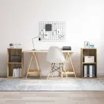 Set comodă TV Pe perete 2 pcs Stejar Artizanal 37 x 35 x 72 cm GartenMobel Dekor