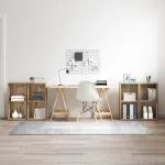 Set comodă TV Pe perete 4 pcs Stejar Artizanal 37 x 37 x 72 cm GartenMobel Dekor