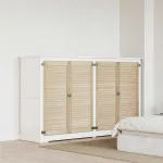 Ușă de Dulap cu ușă 4 pcs natural 49,5 x 2,1 x 110 cm GartenMobel Dekor