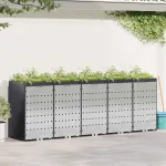 Depozitare pentru 3 pubele Wheelie 340 x 77.5 x 115.5 cm Oțel GartenMobel Dekor
