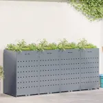 Depozitare pentru 4 pubele Wheelie Gri deschis GartenMobel Dekor