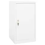 Dulap pentru șa, alb, 53x53x105 cm, oțel    GartenMobel Dekor