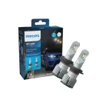 Set 2 becuri LED H4 Philips Ultinon Pro6000 Boost 12V 18W 5800K