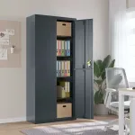 Fișet, antracit, 90x40x200 cm, oțel GartenMobel Dekor