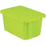 Cutie de depozitare cu capac Curver Essentials 45L, verde, 57x40x30 cm