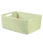 Coș de depozitare Curver Jute M 12L crem, 36 x 28 x 15 cm