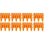 Palisadă flexibilă pentru grădină GE037, teracotă, 27x24 cm, 2,16 m