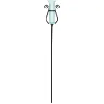 Pluviometru de grădină Strend Pro cu suport metalic, 80 cm