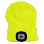 Caciula cu LED Strend Pro Albacore galbena, reincarcabila USB, marime L