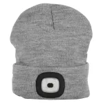 Caciula cu LED reincarcabila Strend Pro Albacore, gri, marime L