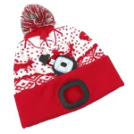 Caciula LED de Craciun rosie Strend Pro, 60 lm, USB, marimea L