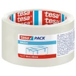 Bandă adezivă pentru ambalare Tesa Basic transparentă 50 m x 48 mm