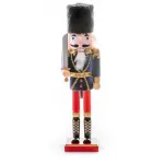 Figurină decorativă spărgător de nuci din lemn, 38 cm, MagicHome