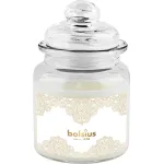 Lumânare parfumată Bolsius Big Jar cu vanilie, în sticlă, 32 ore