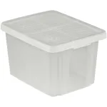 Cutie de depozitare cu capac Curver Essentials 26L, transparentă