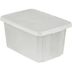 Cutie de depozitare cu capac Curver Essentials 45L, transparentă