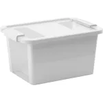 Cutie de depozitare cu capac KIS Bi-Box S, 11 L, albă, 26,5x36,5x19 cm