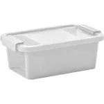Cutie de depozitare KIS Bi-Box XS cu capac, 3L, albă, 26,5x16x10 cm