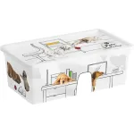 Cutie de depozitare cu capac KIS C Style Pets XS, 6L, 19x34x12 cm