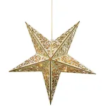 Stea luminoasă de Crăciun MagicHome, 10 LED alb cald, 40 cm