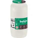 Candela rezerva Bolsius alba 100 ore, 317 g, 67x140 mm