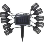 Ghirlandă solară de grădină Strend Pro cu 10 LED tip lampion, 1,8+2 m