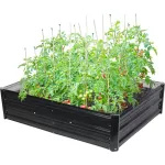 Strat inaltat metalic Strend Pro Garden 3D, 120x90x30 cm