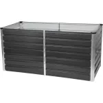 Strat înălțat metalic Strend Pro Garden 80x160x77 cm, extra rezistent