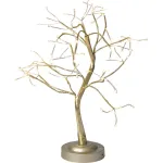 Decorațiune LED de Crăciun tip copac, 108 LED alb cald, 45 cm