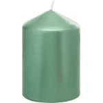 Lumanare decorativa cilindrica verde metalizat 7x10 cm MagicHome