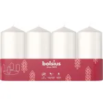 Lumanari advent Bolsius tip stalp, albe, 48x100 mm, set 4 buc