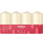 Lumanari advent Bolsius crem 48x100 mm, set 4 buc pentru Craciun
