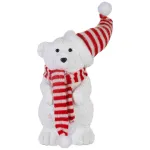 Decorațiune de Crăciun MagicHome urs decorativ 14x14x37 cm