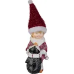 Decorațiune de Crăciun MagicHome, băiat cu ton, 22,5 cm