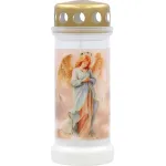 Candela parafina Bolsius Gravelight NR6L cu inger, 70h, 170x65 mm