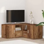 Dulap de colț, lemn vechi, 160x40x45 cm, lemn prelucrat GartenMobel Dekor