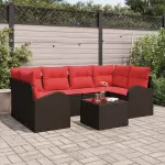 Set de canapele pentru grădină Maro 55 x 55 x 37 cm poliratan GartenMobel Dekor