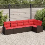 Set de canapele pentru grădină Maro poliratan GartenMobel Dekor