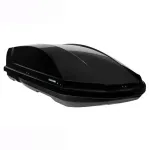 Cutie portbagaj auto Aleo Adventure 205, 460 L, negru lucios