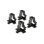 Accesorii fixare grilaj Cruz Safari pentru bare 30x20 mm, set 4 buc