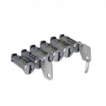 Incuietori antifurt CRUZ, set 6 bucati cu 2 chei pentru accesorii compatibile