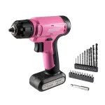Bormasina cu acumulator 8V 1.3Ah, 20Nm, mandrina 10 mm, 21 accesorii