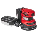 Șlefuitor orbital Raider Pro 125 mm cu viteză variabilă și acumulator 2Ah